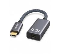 Faodzc Adattatore da USB C a Mini DisplayPort, 4K @ 60Hz, cavo intrecciato in alluminio da tipo C a Mini DP, compatibile con MacBook Pro/Air, compatibile con iPad Pro, compatibile con Apple Cinema