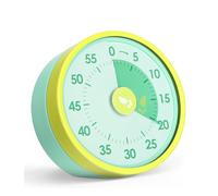 FAOKZE Timer visivo per bambini,Timer desktop,Timer visivo bambini da 60 Minuti Conto alla Rovescia,Timer visivo,strumento di gestione del tempo,Adatto per Cucina, Sala da Pranzo, Riunioni