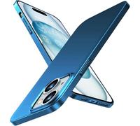 FAOMSEBS Cover per iPhone 14, Cover per Opaco Ultra Sottile | Ultra Sottile Quasi Nulla, Snello, Leggero Grip, PC Duro Opaco Liscio, Bordi Rialzati per Tasca, Tragitto e Uso Quotidiano