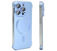 FAOMSEBS Cover per iPhone 15 Pro Max, Magnetica Senza Bordi | Sottile Tatto Nudo, Protezione Obiettivo, Compatibile MagSafe, Dissipazione Calore, PC Resistente per Gaming e Quotidiano