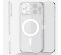 FAOMSEBS Custodia ultra sottile per iPhone 14 Pro Max per MagSafe, opaca e semitrasparente, ultra sottile come nulla, magnetica stabile, anti-impronte, edizione ES