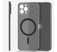 FAOMSEBS Custodia ultra sottile per iPhone 15 Pro Max per MagSafe, opaca e semitrasparente, ultra sottile come nulla, magnetica stabile, anti-impronte, edizione ES