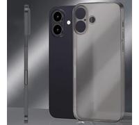 FAOMSEBS Custodia ultra sottile per iPhone 17, opaca e semitrasparente, ultra sottile come nulla, ricarica wireless, custodia flessibile per iPhone 17, custodia anti-impronte, edizione ES
