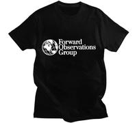 FAOPV Forward Observations Group Gbrs Couple T-Shirts Design Simple Short-Sleeved Cotton Haraju T-Shirt Black L