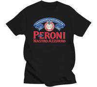 FAOPV Peroni tro Azzurro Italian Beer Blcak White T Shirt Unisex Black 3XL
