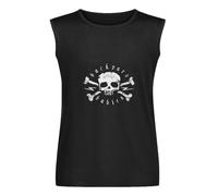 FaosTEQ Backyard Babies Skull Art Vest Tank T-Shirt Black Unisex Mens Sleeveless Tops Tees M