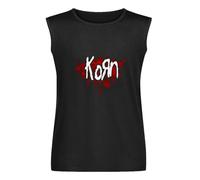 FaosTEQ Korn Vest Tank T-Shirt Black Unisex Mens Sleeveless Tops Tees M