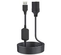 Faoyliye Cavo adattatore da USB A maschio a 12 V per accendisigari da auto femmina per accendisigari da auto, registratore di guida, caricatore elettronico per cani da auto, nero (60 cm)