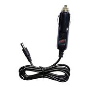 Faoyliye Cavo di prolunga per accendisigari da 12 - 24 V maschio a connettore da 5,5 mm x 2,1 mm, cavo di ricarica per auto DC con LED per lettore DVD portatile, auto 1,2 m