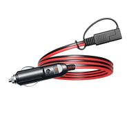 Faoyliye Cavo di prolunga per presa accendisigari da 14 AWG, 1 m, SAE a presa accendisigari con fusibile interno da 15 A