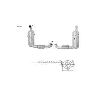 FAP DPF Ford Focus 1.6TD TDCi DPF 1560 cc 70Kw 95Cv T3DA T3DB 8/12>5/14