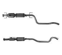 FAP PER Vauxhall Zafira MK II (B) 1.9 CDTi 110 KW 120 CV Filtro antiparticola