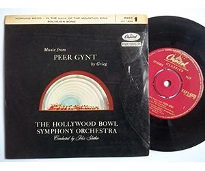 FAP1-8329 Grieg Music from Peer Gynt Hollywood Bowl SO Felix Slatkin 7"