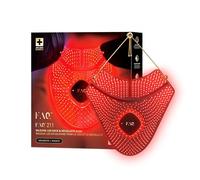 FAQ 211 Maschera anti-age collo e décolleté con NIR + 7 LED - Skincare di lusso per rughe e segni del tempo - Leggera, indossabile e senza fili - Silicone flessibile per un’azione uniforme