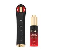 FAQ 502 Luce LED Rossa & Infrarossi + Red Light Peptide Serum - LED a spettro completo con Acido Ialuronico Viso & Peptidi di Collagene - Set skincare luminosità e idratazione