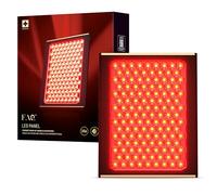 FAQ LED Panel - Lampada viso portatile con 256 LED multicolore ambra, blu, rosse & infrarossi per luminosità, relax, cura pelle & benessere lenitivo