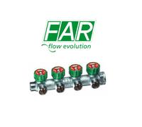 FAR COLLETTORE MULTIFAR VALVOLA COMPONIBILE CROMATO 3/4" - 1"