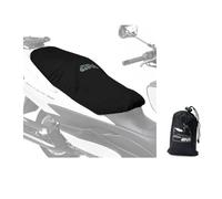 FAR Copri Sella Impermeabile Nero per Moto e Scooter, Tessuto Sintetico, Bordi Elasticizzati, Cinghia di Fissaggio, Compatibile con Honda SH 300 I ABS 2016