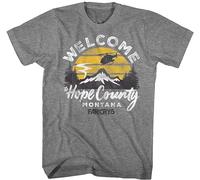 Far Cry 5 T-Shirt Hope County Montana Heather Tee 3D T Shirt Men Plus Size Cotton Tops Tee(1) XL