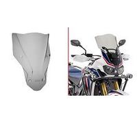 FAR D1144S PARABREZZA CUPOLINO GIVI CHIARO, STILE MODERNO, INSTALLAZIONE ESTERNA, COMPATIBILE CON MOTOCICLETTA HONDA CRF 1000 L AFRICA TWIN 2016