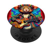 Far Out Mouse 60s chitarrista PopSockets PopGrip Adesivo