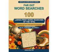 Far Out Word Searches: 100 Large Print Puzzles of the 1970s