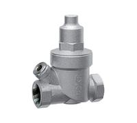 FAR RIDUTTORE DI PRESSIONE CROMATO C/ATTACCHI F-F E ATTACCO MANOMETRO COD 287012