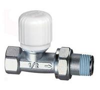FAR VALVOLA DIRITTA TERMOSTATIZZABILE PER FERRO CROMATO 3/8" 1/2" 3/4" 1" 1640