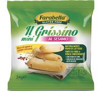 Il Mini Grissino Sesamo e Lino Senza Glutine - Farabella 24 g