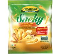 Snack Sneky Curcuma e Zenzero Senza Glutine - Farabella 50 g