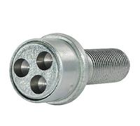 Farad 1-C1 SB 1CH.SP Nera Stil Bull Antifurto Ruote per Autovetture con Serraggio a Bullone, 4 con 1 Chiave