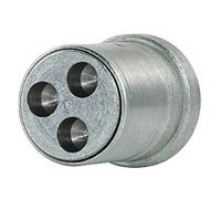 Farad 1-DC1 SB 1CH.SP Stil Bull Antifurto Ruote per Autovetture con Serraggio a Dado, 4 con 1 Chiave