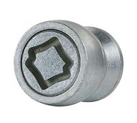 Farad 1-RA1/E Star Lock 1CH Starlock Antifurto Ruote per Autovetture con Serraggio a Dado, 4 con 1 Chiave