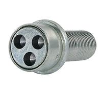 Farad 1-Z4 SB 1CH.SP Stil Bull Antifurto Ruote per Autovetture con Serraggio a Bullone, 4 con 1 Chiave