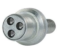 Farad 1-ZH4 SB 1CH.SP Stil Bull Antifurto Ruote per Autovetture con Serraggio a Bullone, 4 con 1 Chiave