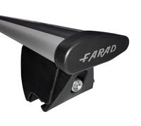 Farad - Barre portatutto Aerodynamic Silver in alluminio della Farad con kit Hilo compatibile con TOYOTA YARIS CROSS 5 porte anno dal 2021 in poi con corrimano basso (railing integrati)