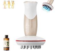 Farad Beauty Heated Brush, Farad Beauty Heated Lymphatic Drainage Massager Brush,With Heat and 20/30-Speed Vibration Massage, Soothes Relaxes for Belly,Arms & Legs,Back,Body (30th Gear)