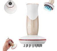 Farad Beauty Heated Brush, with Heat and 20/30 Speed Vibration Massage, FaradBeauty Brush Massager, for Relaxing Abdomen, Arms and Legs (20 Levels)