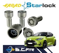 Per Mitsubishi Eclipse Cross 2018> Kit Dadi Antifurto Starlock Farad Cerchi Lega