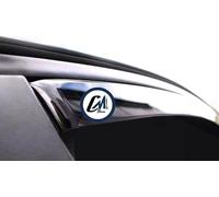 Farad Kit 4 Deflettori Aria Antiturbo Antivento Compatibile con Jeep Compass (5 p) dal 2017