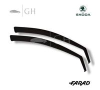 FARAD - SET 2 DEFLETTORI ARIA ANTIVENTO / ANTIPIOGGIA FUME' SKODA OCTAVIA (IV)