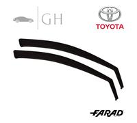 FARAD - SET 2 DEFLETTORI ARIA ANTIVENTO / ANTIPIOGGIA FUME' TOYOTA AYGO 2014 3P