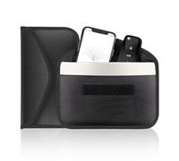 Faraday - Confezione da 2 custodie Faraday per cellulari, custodia Faraday Faraday per portachiavi, protezione per portachiavi Faraday (nero)