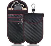 Faraday - Custodia per chiavi dell'auto, antifurto, protezione senza chiave, 2 pezzi, custodia Faraday | Custodia per blocco del segnale delle chiavi dell'auto | Custodia per chiavi auto senza chiave