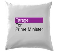 Farage Per Primo Ministro - Cuscino - Riforma Elettorale Nigel Vota PM