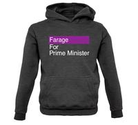 Farage Per Primo Ministro - Felpa Per Bambini - Riforma Elettorale Vota Nigel