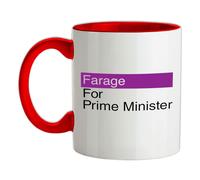 Farage Per Primo Ministro - Tazza In Ceramica - Riforma Elettorale Nigel Vota PM