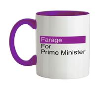Farage Per Primo Ministro - Tazza In Ceramica - Riforma Elettorale Nigel Vota PM