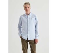 Farah - Brewer - Camicia a maniche lunghe blu navy a righe bianche XS