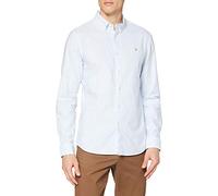 Farah Brewer Stripe Camicia, Blu Cielo, XL Uomo